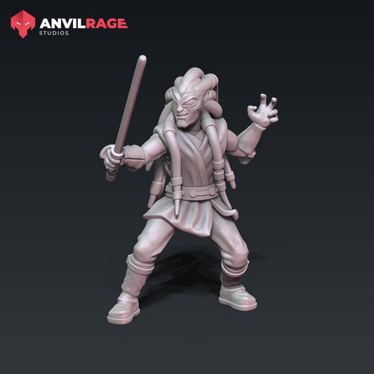 Master of the Depths | Anvilrage Galactic SciFi Miniatures 32mm 1/47 Legion Scale Role Playing Miniatures