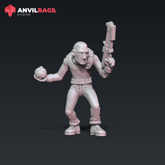 Replicator 99 | Anvilrage Galactic SciFi Miniatures 32mm 1/47 Legion Scale Role Playing Miniatures