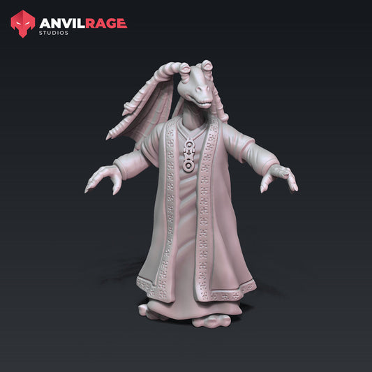 Clumsy Alien Senator | Anvilrage Galactic SciFi Miniatures 32mm 1/47 Legion Scale Role Playing Miniatures
