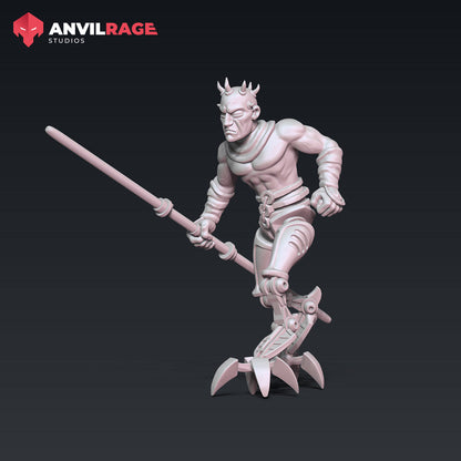 Broken Lord | Anvilrage Galactic SciFi Miniatures 32mm 1/47 Legion Scale Role Playing Miniatures