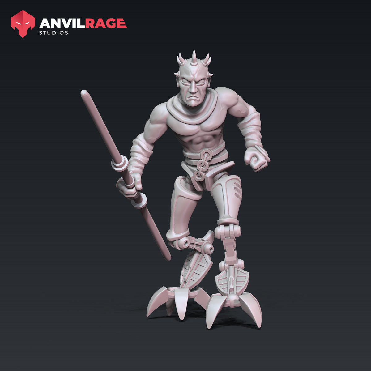 Broken Lord | Anvilrage Galactic SciFi Miniatures 32mm 1/47 Legion Scale Role Playing Miniatures