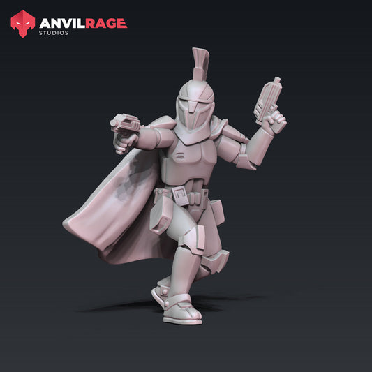 Senate Guard Captain | Anvilrage Galactic SciFi Miniatures 32mm 1/47 Legion Scale Role Playing Miniatures