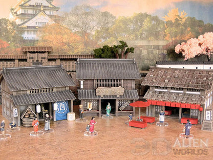 Feudal Japan Shop Set  | 3DAlienWorlds Fantasy and Historical Wargaming Terrain
