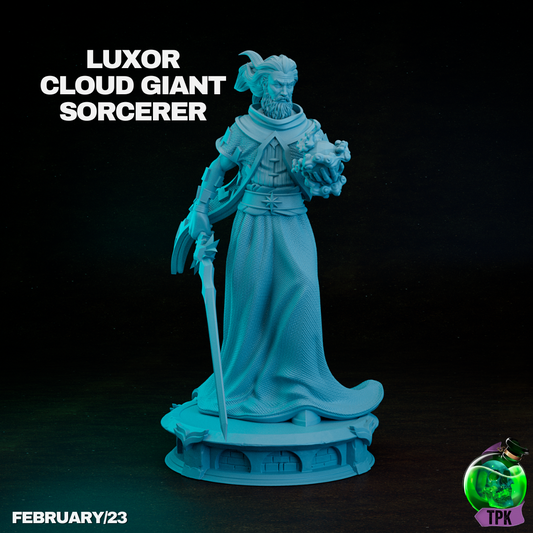 Cloud Giant Sorcerer Luxor | TPK Lab 32mm Fantasy Tabletop RPG Miniatures Role Playing Miniatures