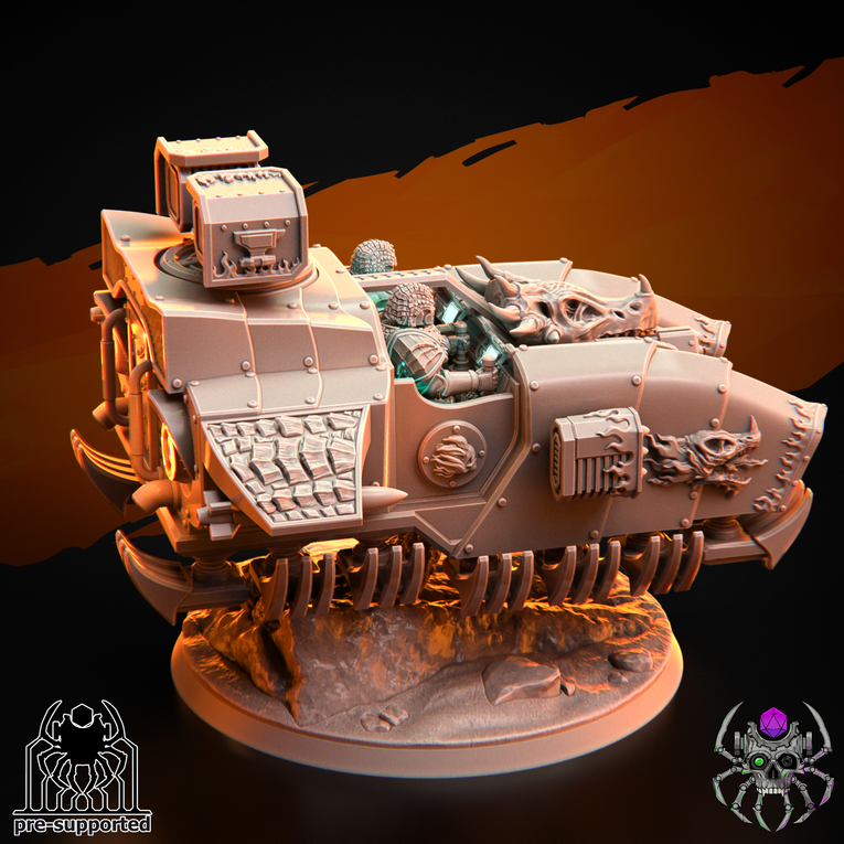 Flame Lizards Hover Speeder | EightLegsMiniatures Grimdark Wargaming Miniatures