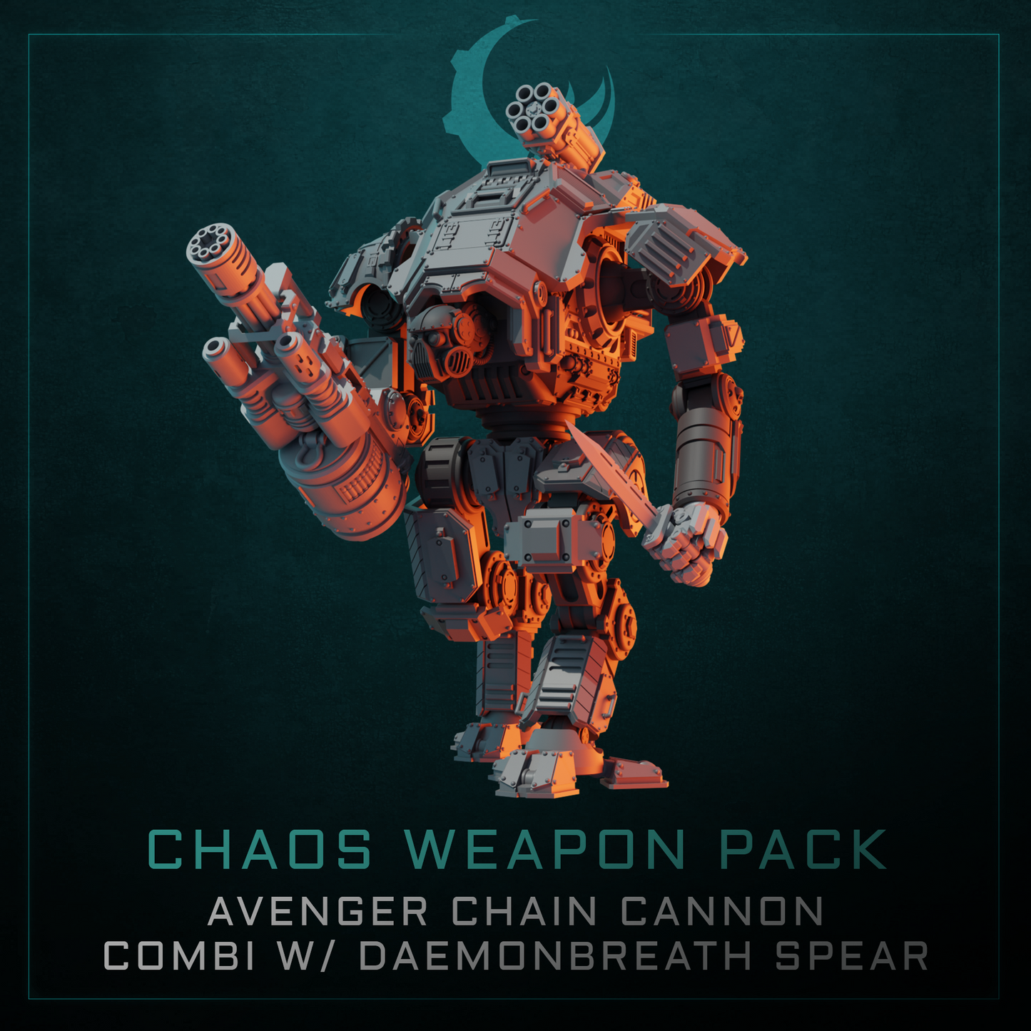 RIFLEMAN-PATTERN CHAOS WEAPON PACK | Maelstrom Designworks Grimdark Wargaming Miniatures