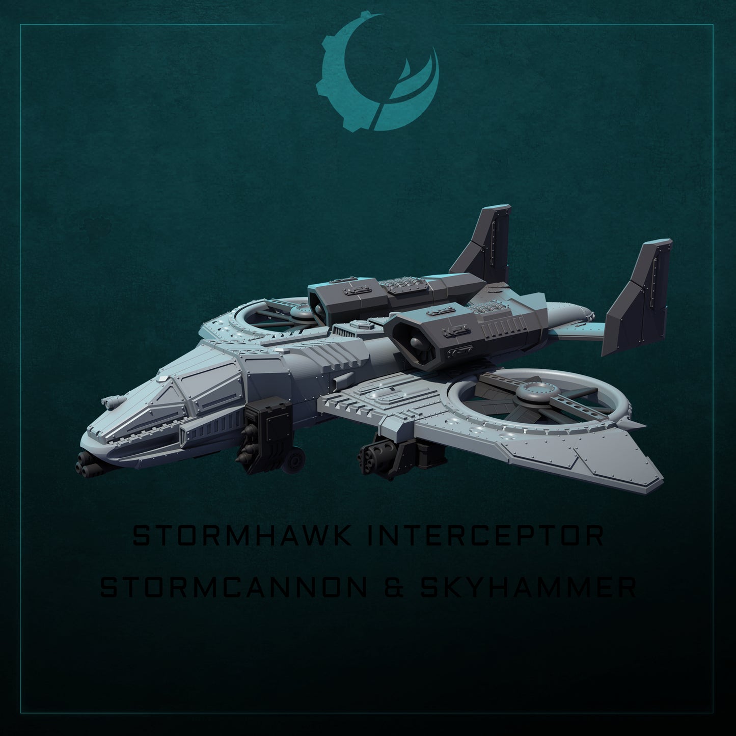 RAIJU VTOL STORMHAWK-STORMTALON CONVERSTION KIT | Maelstrom Designworks Grimdark Wargaming Miniatures