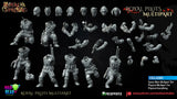 Royal Uprising Royal Pilots Build Kit | Warbear Studios 28mm SciFi Wargaming Miniatures
