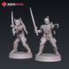 Death Watch Commander | Anvilrage Galactic SciFi Miniatures 32mm 1/47 Legion Scale