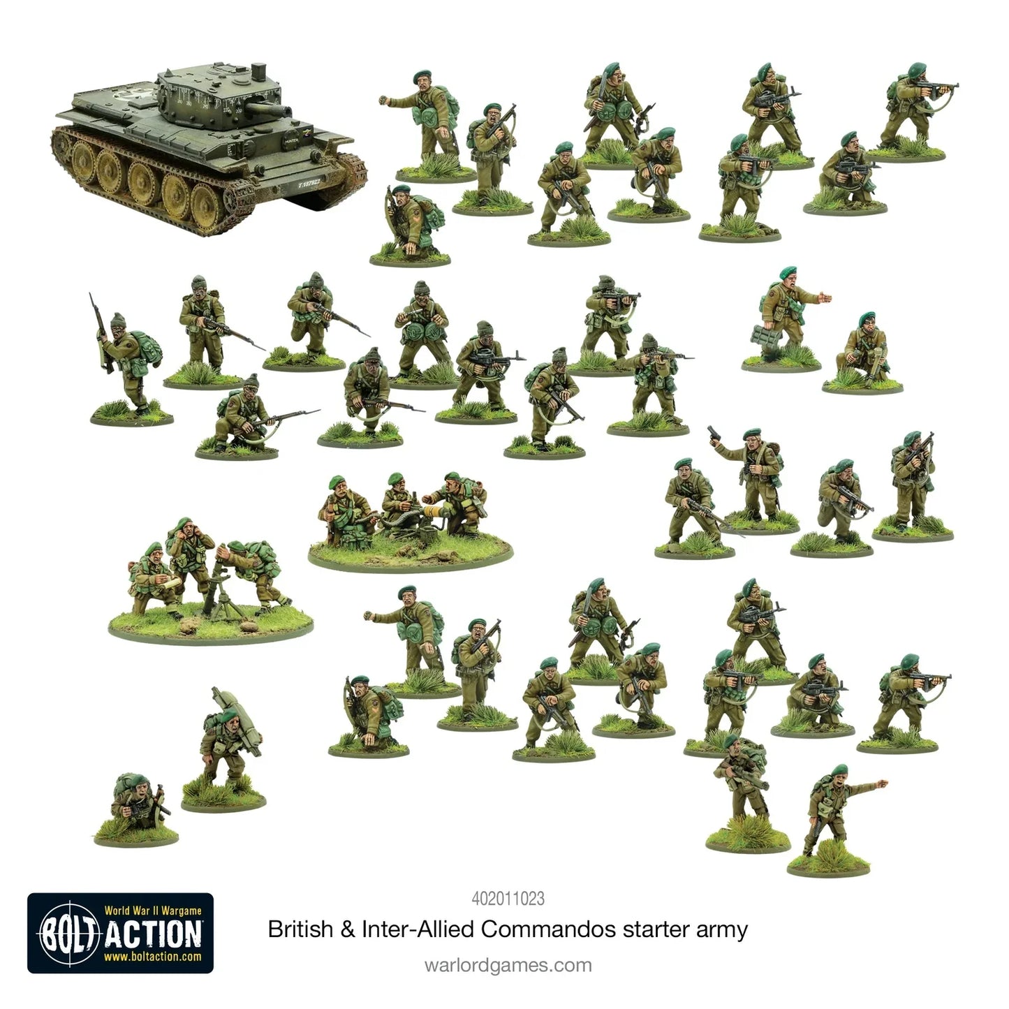 Bolt Action - 'Churchill's Gangsters' - British & Inter-Allied Commandos Starter Army