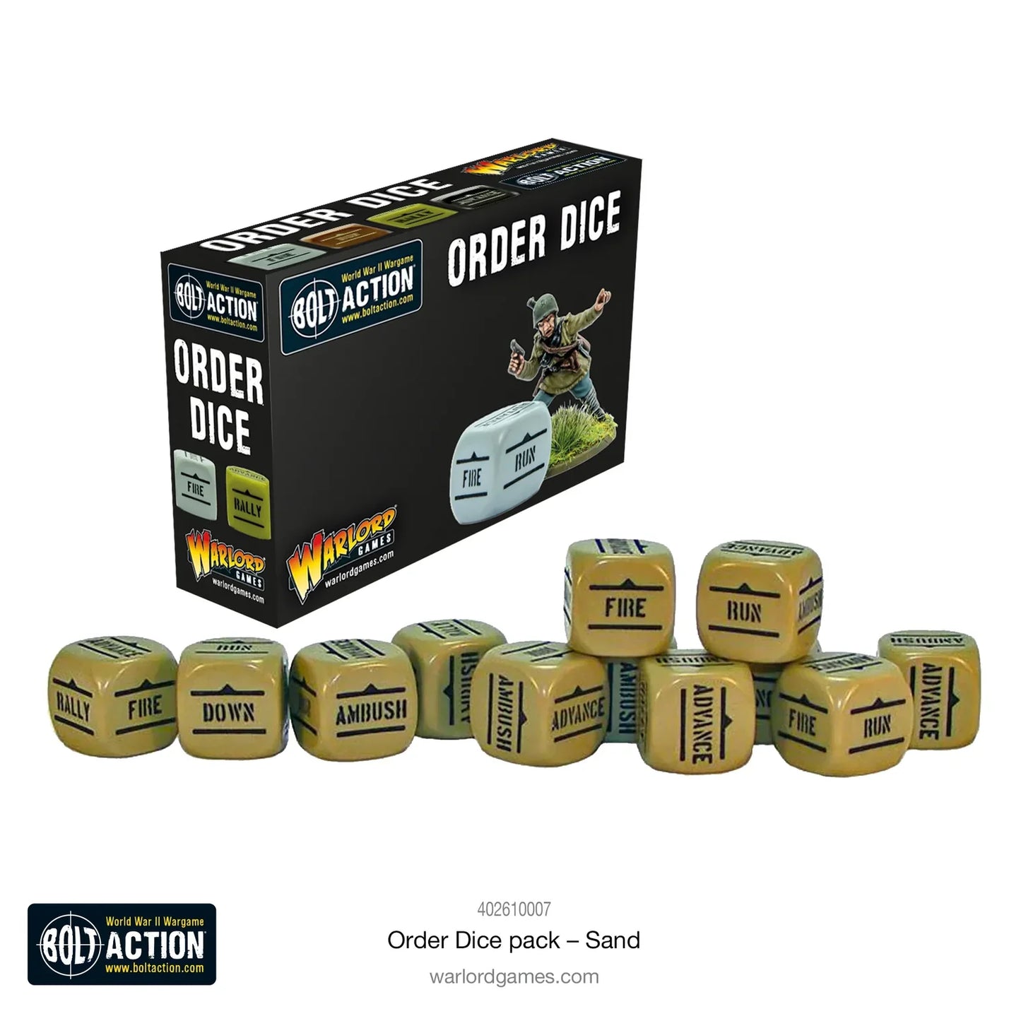 Bolt Action Konflikt '47 - Order Dice: Sand