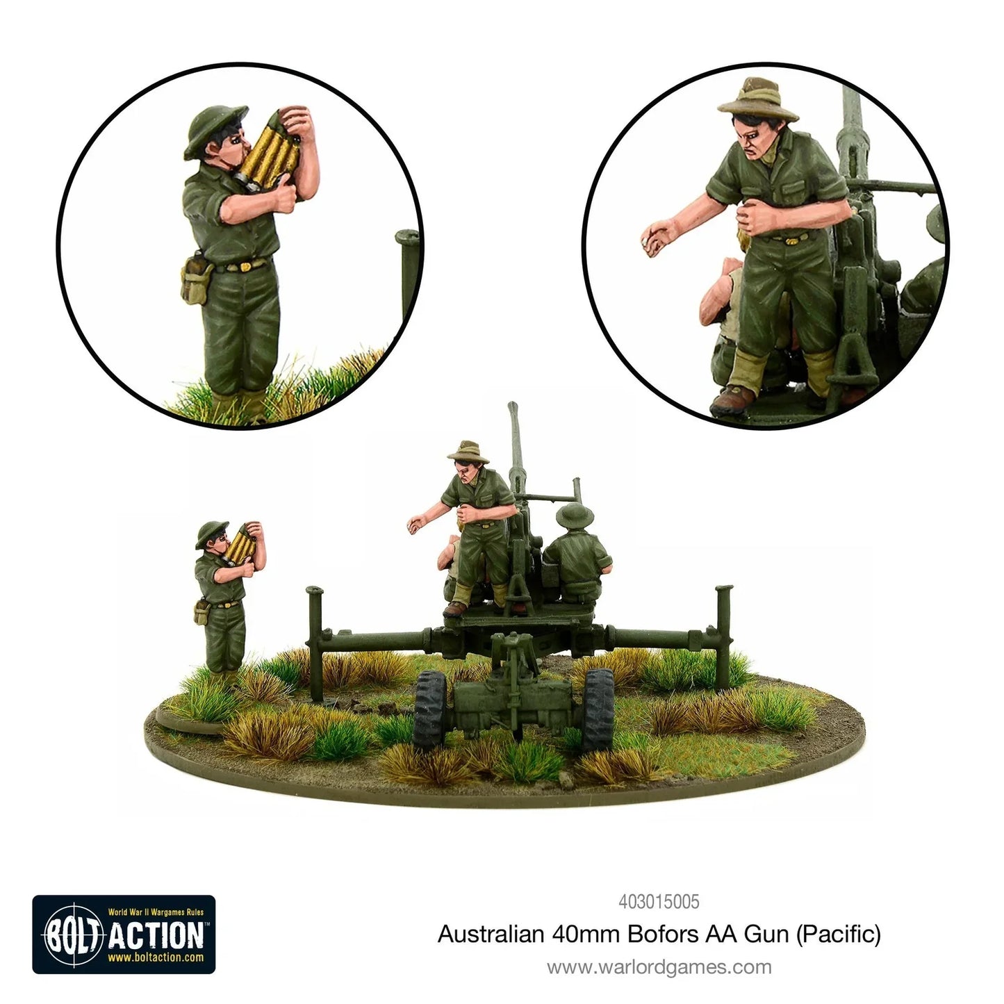 Bolt Action - Australian 40mm Bofors AA Gun