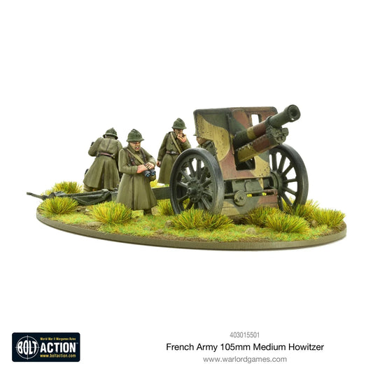 Bolt Action - French Army 105mm Medium Howitzer