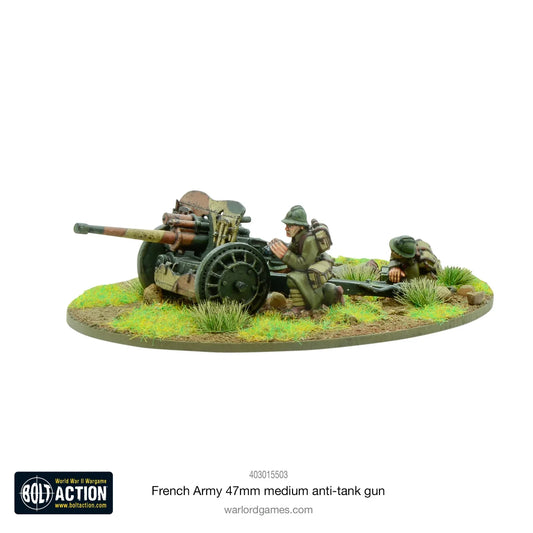 Bolt Action - French Army 47mm Medium Anti-Tank Gun