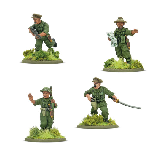 Bolt Action - Gurkha Platoon Commanders PRE ORDER