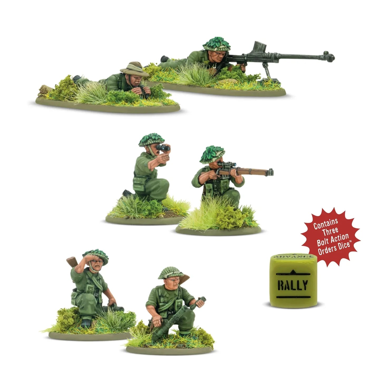 Bolt Action - Gurkha Weapon Teams PRE ORDER
