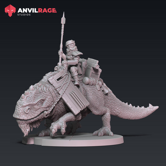 Empire Ancient Lizard | Anvilrage Galactic SciFi Miniatures 32mm 1/47 Legion Scale Role Playing Miniatures