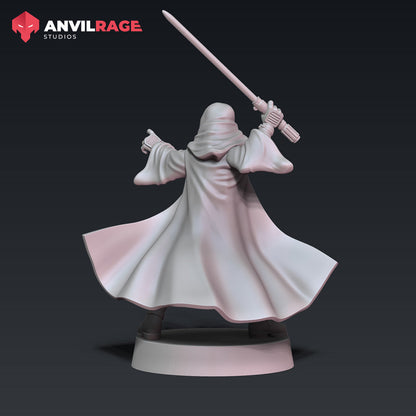 Chosen One Action Pose | Anvilrage Galactic SciFi Miniatures 32mm 1/47 Legion Scale Role Playing Miniatures