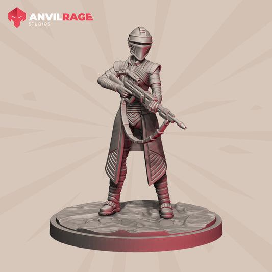 Daimyo’s Right Hand | Anvilrage Galactic SciFi Miniatures Shatter Scale Role Playing Miniatures