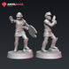 Old Way Peacekeeper Officers | Anvilrage Galactic SciFi Miniatures 32mm 1/47 Legion Scale
