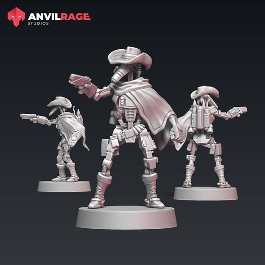 Clank Starwood | Anvilrage Galactic SciFi Miniatures 32mm 1/47 Legion Scale Role Playing Miniatures