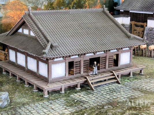 Feudal Japan Samurai Dojo | 3DAlienWorlds Fantasy and Historical Wargaming Terrain Role Playing Miniatures