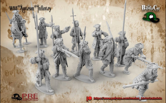 WSS Austrian Infantry | Warbear Studios 28mm Historical Wargaming Miniatures Role Playing Miniatures