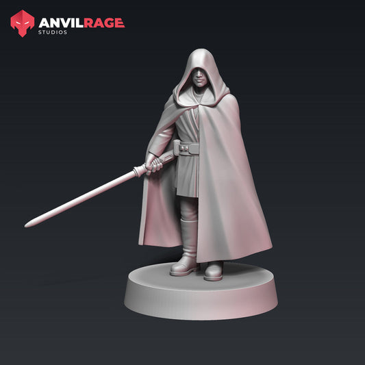 Master Luke v1 | Anvilrage Galactic SciFi Miniatures 32mm 1/47 Legion Scale Role Playing Miniatures