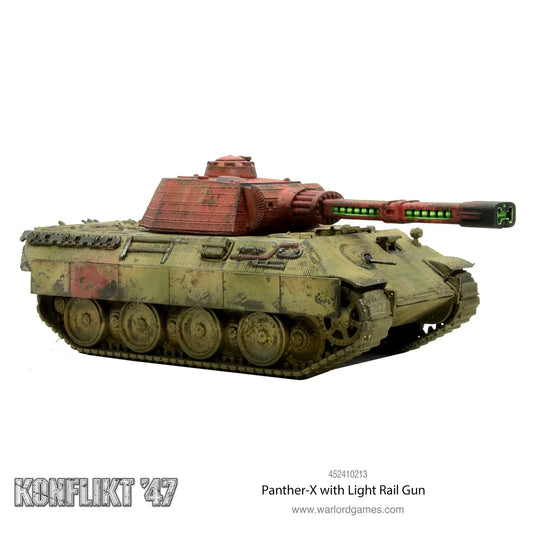 Konflikt '47 - Axis: Panther-X with Light Rail Gun