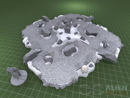 Feudal Japan Zen Garden | 3DAlienWorlds Fantasy and Historical Wargaming Terrain Role Playing Miniatures