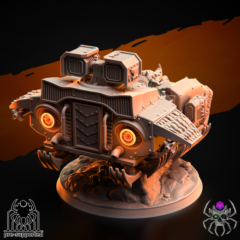 Flame Lizards Hover Speeder | EightLegsMiniatures Grimdark Wargaming Miniatures