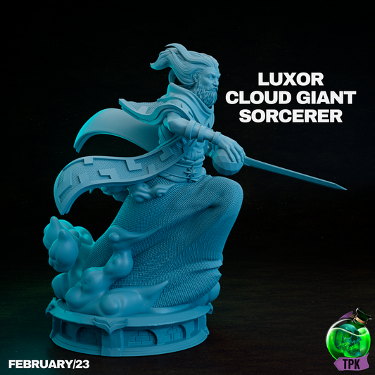 Cloud Giant Sorcerer Luxor 2 | TPK Lab 32mm Fantasy Tabletop RPG Miniatures Role Playing Miniatures