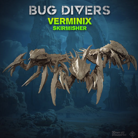 Heckdivers: Verminix Skirmishers | Skullforge Studios 32mm Wargaming Miniatures Role Playing Miniatures