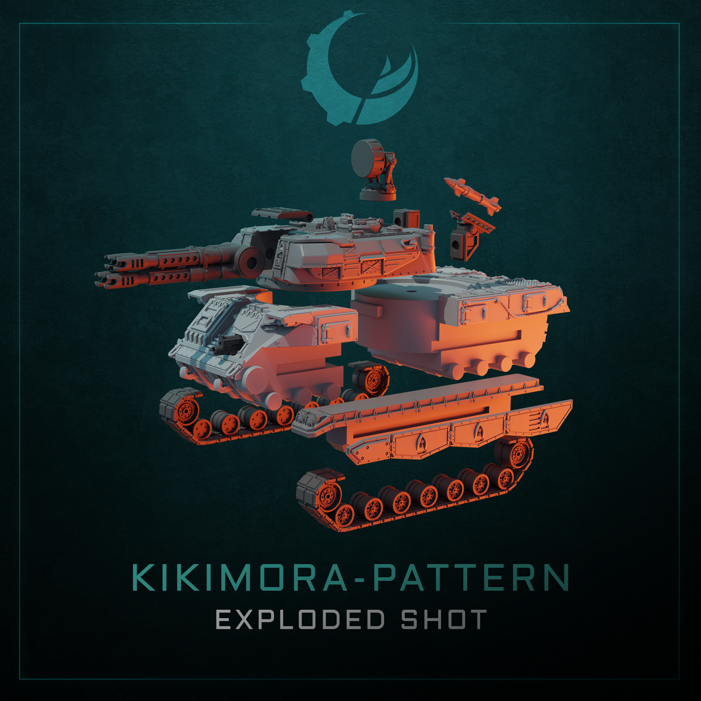 KIKIMORA-PATTERN SELF PROPELLED ANTI-AIR GUN | Maelstrom Designworks Grimdark Wargaming Miniatures