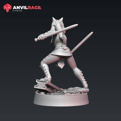 Apprentice General | Anvilrage Galactic SciFi Miniatures 32mm 1/47 Legion Scale Role Playing Miniatures