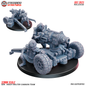Sikh Desert Raiders Weapon Team Heavy Bolt Cannon | Kyoushuneko 32mm Grimdark Wargaming Miniatures Role Playing