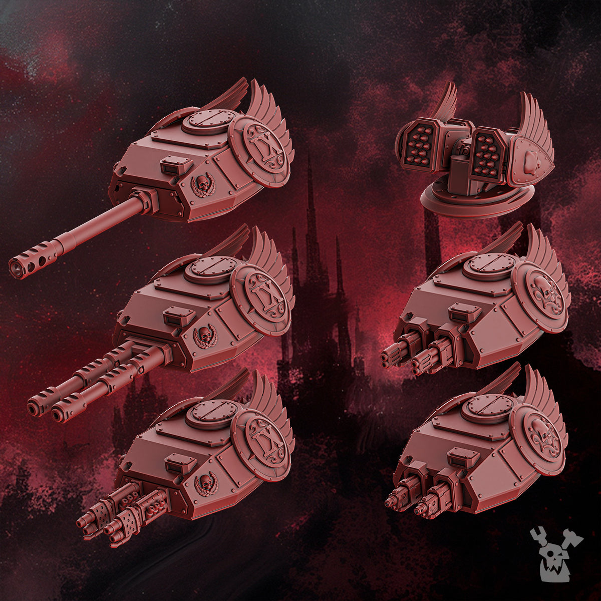 Crimson Wings APC - All Variants | DakkaDakka.store Grimdark Wargaming Miniatures Role Playing Miniatures