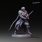 The Kings Army Captain | Navarrete Studios 25mm Fantasy Wargaming Miniatures