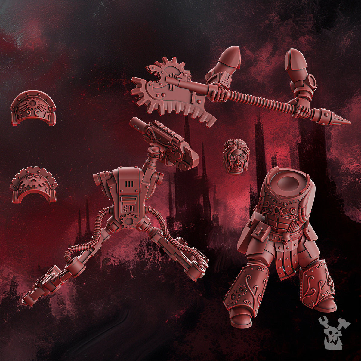 Crimson Wings Engineer | DakkaDakka.store Grimdark Wargaming Miniatures Role Playing Miniatures
