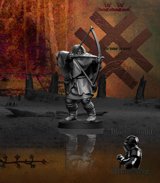 13th Century Samogitian Master Hunstman | Black Knight Miniatures 28mm Historical Wargaming Miniatures Role Playing