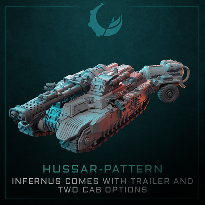HUSSAR-PATTERN HEAVY TANK | Maelstrom Designworks Grimdark Wargaming Miniatures