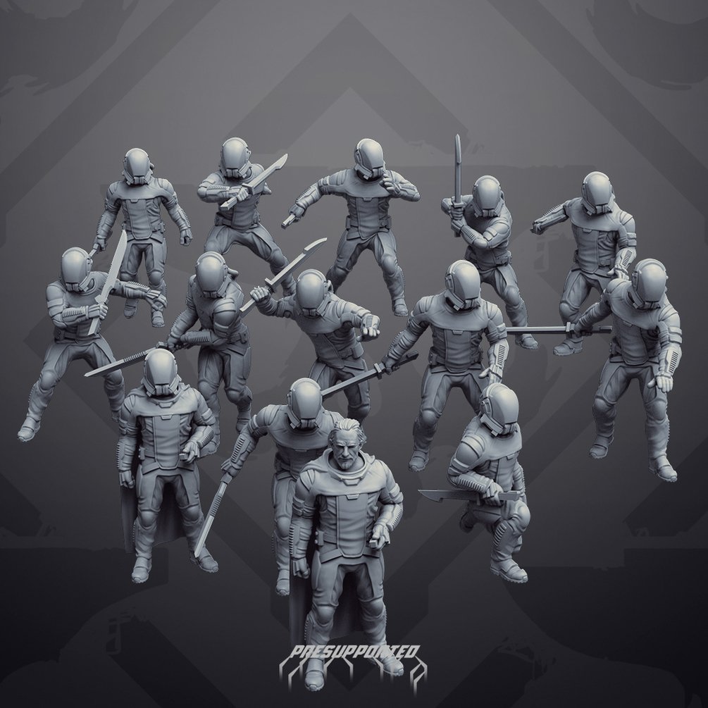 Oasis Imperium: Imperial Janissaries | Skullforge Studios 32mm Wargaming Miniatures Role Playing Miniatures