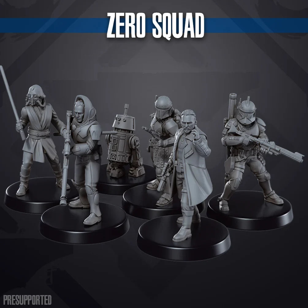 Space Wars: Zero Squad | Skullforge Studios 32mm Wargaming Miniatures Role Playing Miniatures