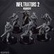 Space Wars: Insurgent Infiltrators 2 | Skullforge Studios 32mm Wargaming Miniatures