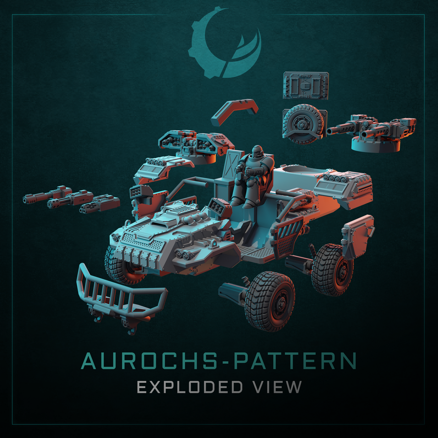 AUROCHS-PATTERN FAST ATTACK VEHICLE | Maelstrom Designworks Grimdark Wargaming Miniatures