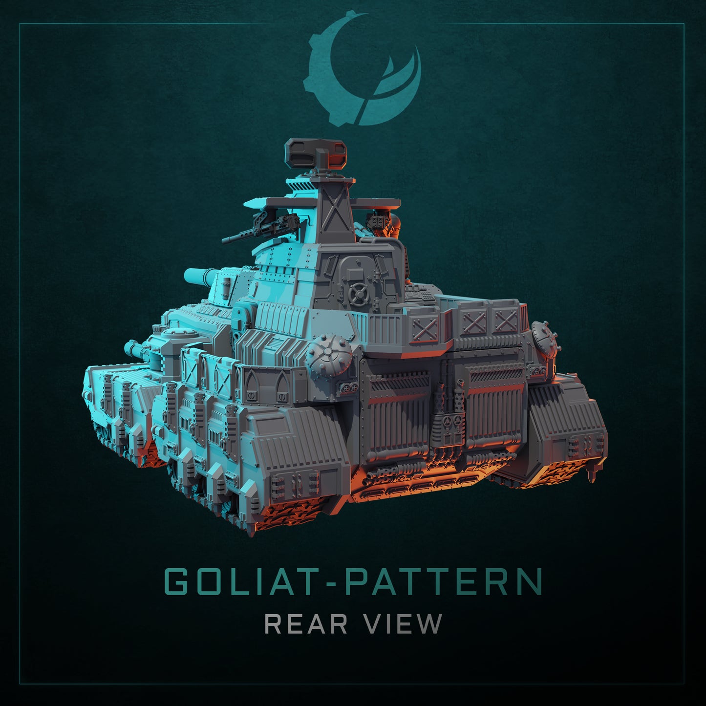 GOLIAT-PATTERN SUPER HEAVY ASSAULT CRAWLER | Maelstrom Designworks Grimdark Wargaming Miniatures