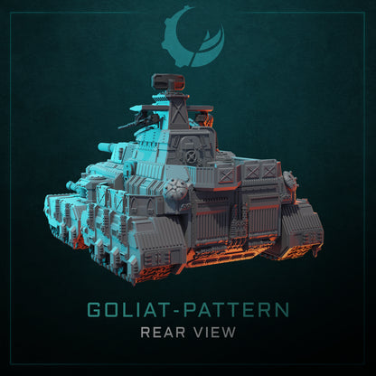 GOLIAT-PATTERN SUPER HEAVY ASSAULT CRAWLER | Maelstrom Designworks Grimdark Wargaming Miniatures