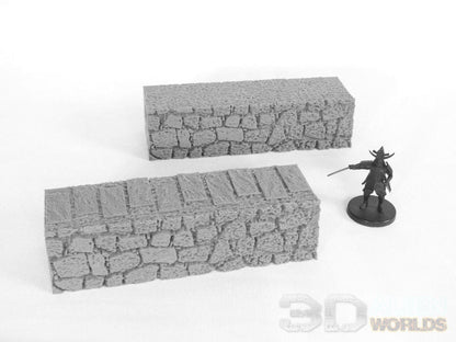 Feudal Japan Modular Canal | 3DAlienWorlds Fantasy and Historical Wargaming Terrain Straight Role Playing Miniatures