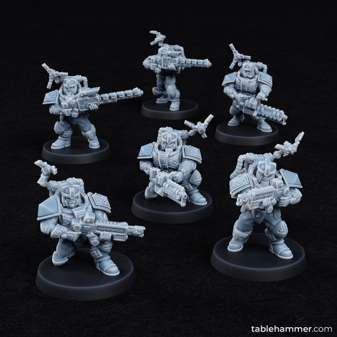 Federation of Tyr Specialists | Tablehammer Grimdark Wargaming Miniatures Role Playing Miniatures