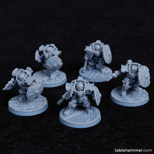Federation of Tyr Minotaurs (Axe Squad) | Tablehammer Grimdark Wargaming Miniatures Role Playing Miniatures